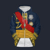 Modetrail France Louis Nicolas Davout Zip Hoodie Costume, France Costume S-5XL US Size, Gift For Him