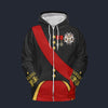 Modetrail France Louis Philippe I Zip Hoodie Costume, France Costume S-5XL US Size, Gift For Him