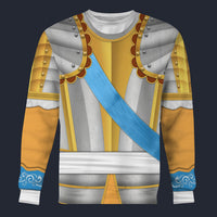Modetrail France Louis XV Sweater Costume, British Costume S-5XL US Size, Gift For Him