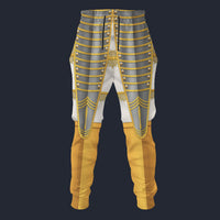 Modetrail France Louis XV in Armour Sweatpants Costume, British Costume S-5XL US Size, Gift For Him