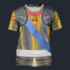 Modetrail France Louis XV in Armour T-shirt Costume, British Costume S-5XL US Size, Gift For Him