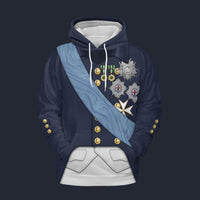 Modetrail France Louis XVIII Hoodie Costume, France Costume S-5XL US Size, Gift For Him
