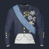 Modetrail France Louis XVIII Long Sleeves Costume, France Costume S-5XL US Size, Gift For Him