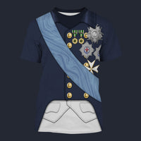 Modetrail France Louis XVIII T-shirt Costume, France Costume S-5XL US Size, Gift For Him
