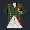 Modetrail France Napoleon Bonaparte Hawaiian Shirt Costume, France Costume S-5XL US Size, Unisex Button Down Shirt