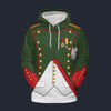 Modetrail France Napoleon Bonaparte Hoodie Costume, France Costume S-5XL US Size, Gift For Him