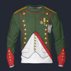 Modetrail France Napoleon Bonaparte Long Sleeves Costume, France Costume S-5XL US Size, Gift For Him
