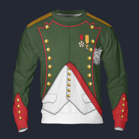 Modetrail France Napoleon Bonaparte Long Sleeves Costume, France Costume S-5XL US Size, Gift For Him