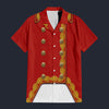 Modetrail France Napoleon Bonaparte Set 2 Hawaiian Shirt Costume, France Costume S-5XL US Size, Unisex Button Down Shirt