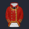 Modetrail France Napoleon Bonaparte Set 2 Hoodie Costume, France Costume S-5XL US Size, Gift For Him