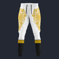 Modetrail France Napoleon Bonaparte Set 2 Sweatpants Costume, France Costume S-5XL US Size, Gift For Him