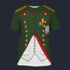 Modetrail France Napoleon Bonaparte T-shirt Costume, France Costume S-5XL US Size, Gift For Him