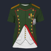 Modetrail France Napoleon Bonaparte T-shirt Costume, France Costume S-5XL US Size, Gift For Him