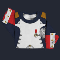 Modetrail France Napoleon I Sweater Costume, France Costume S-5XL US Size, Gift For Him
