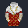 Modetrail France Napoleon I in Coronation Robes Hoodie Costume, France Costume S-5XL US Size, Gift For Him