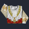Modetrail France Napoleon I in Coronation Robes Sweater Costume, France Costume S-5XL US Size, Gift For Him