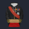 Modetrail France Napoleon III Fleece Hoodie Costume, France Costume S-5XL US Size, Gift For Him