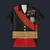 Modetrail France Napoleon III Hawaiian Shirt Costume, France Costume S-5XL US Size, Unisex Button Down Shirt
