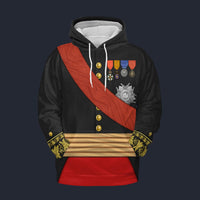 Modetrail France Napoleon III Hoodie Costume, France Costume S-5XL US Size, Gift For Him