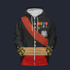Modetrail France Napoleon III Zip Hoodie Costume, France Costume S-5XL US Size, Gift For Him