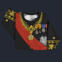 Modetrail France Napoleon III in Coronation Robes Sweater Costume, France Costume S-5XL US Size, Gift For Him