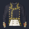 Modetrail France Napoleon in His General Long Sleeves Costume, France Costume S-5XL US Size, Gift For Him