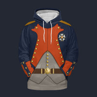 Modetrail France Napoleon infantryman Tracksuit Costume Hoodie Sweatshirt T-Shirt Sweatpants, France Costume S-5XL US Size