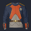 Modetrail France Napoleon infantryman Long Sleeves Costume, France Costume S-5XL US Size, Gift For Him