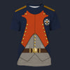 Modetrail France Napoleon infantryman T-shirt Costume, France Costume S-5XL US Size, Gift For Him