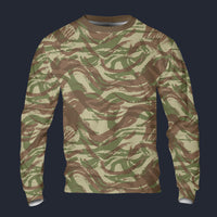 Modetrail French Lizard A1 Airborne Camo Long Sleeves Costume, Military Costume S-5XL US Size, Gift For Him