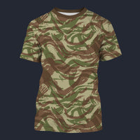 Modetrail French Lizard A1 Airborne Camo T-shirt Costume, Military Costume S-5XL US Size, Gift For Him