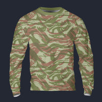 Modetrail French Lizard Airborne CAMO Set 2O Long Sleeves Costume, Military Costume S-5XL US Size, Gift For Him