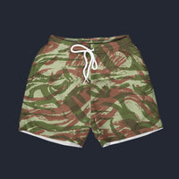 Modetrail French Lizard Airborne CAMO Set 2 Outfit Beach Short, Military Costume S-5XL US Size
