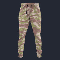 Modetrail French Lizard Airborne CAMO Set 3 Sweatpants Costume, Military Costume S-5XL US Size, Gift For Him