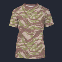 Modetrail French Lizard Airborne CAMO Set 3 T-shirt Costume, Military Costume S-5XL US Size, Gift For Him