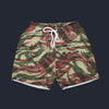 Modetrail French Lizard Airborne CAMO Set 4 Outfit Hawaiian Shirt And Shorts, Military Costume S-5XL US Size