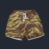 Modetrail French Lizard Airborne CAMO Set 5 Outfit Beach Short, Military Costume S-5XL US Size