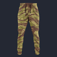 Modetrail French Lizard Airborne CAMO Set 5 Sweatpants Costume, Military Costume S-5XL US Size, Gift For Him