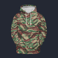 Modetrail French Lizard Airborne CAMO Set 6 Fleece Hoodie Costume, Military Costume S-5XL US Size, Gift For Him