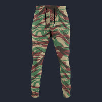 Modetrail French Lizard Airborne CAMO Set 6 Sweatpants Costume, Military Costume S-5XL US Size, Gift For Him