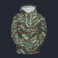 Modetrail French Lizard Foreign Legion Camo Tracksuit Costume Hoodie Sweatshirt T-Shirt Sweatpants, Military Costume S-5XL US Size