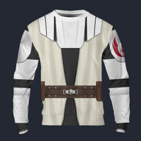 Modetrail Star Wars General Kenobi Long Sleeves Costume, S-5XL US Size, Gift For Him