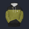 Modetrail Star Trek Geordi La Forge Tracksuit Costume Hoodie Sweatshirt T-Shirt Sweatpants, S-5XL US Size
