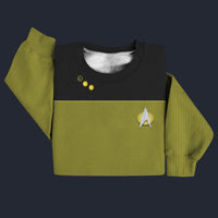 Modetrail Star Trek Geordi La Forge Sweater Costume, S-5XL US Size, Gift For Him