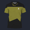 Modetrail Geordi La Forge Version 2 T-shirt Costume, Star Trek Costume S-5XL US Size, Gift For Him