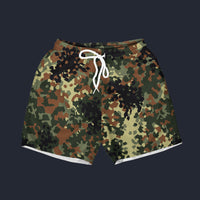 Modetrail Military American Frog Skin Jungle CAMO Outfit Beach Short, Military Costume S-5XL US Size
