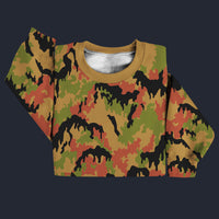 Modetrail German Leibermuster Autumn Camo Sweater Costume, Military Costume S-5XL US Size, Gift For Him