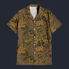 Modetrail German Oak Leaf Eichenlaubmuster Autumn Camo Hawaiian Shirt Costume, Military Costume S-5XL US Size, Unisex Button Down Shirt