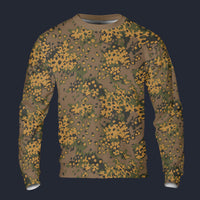 Modetrail German Oak Leaf Eichenlaubmuster Autumn Camo Long Sleeves Costume, Military Costume S-5XL US Size, Gift For Him