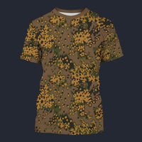 Modetrail German Oak Leaf Eichenlaubmuster Autumn Camo Tracksuit Costume Hoodie Sweatshirt T-Shirt Sweatpants, Military Costume S-5XL US Size
